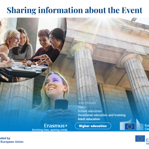 Sharing information about International Event (2)